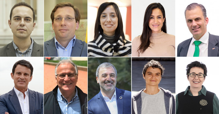 Candidatos a la alcaldía de Madrid y Barcelona
