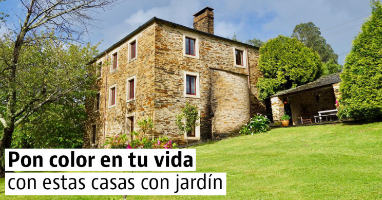 Venta de casas con jardín