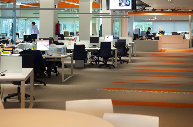 Interior de la sede de ING en Las Rozas / ING