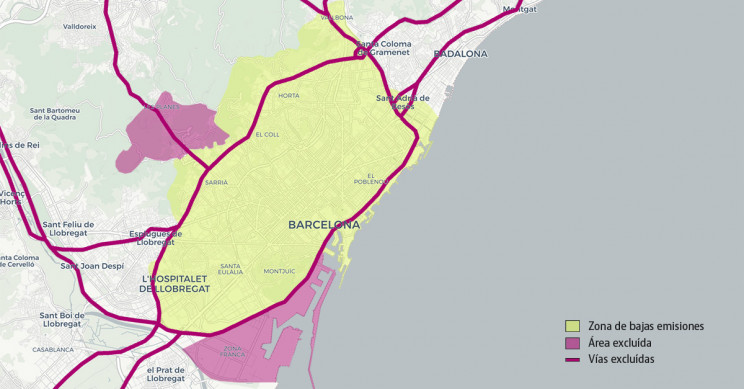 Mapa de Barcelona