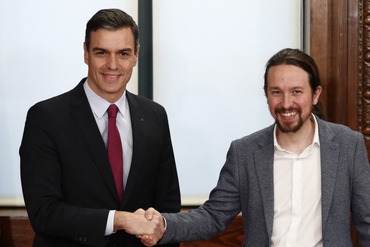 Pedro Sánchez y Pablo Iglesias / Gtres