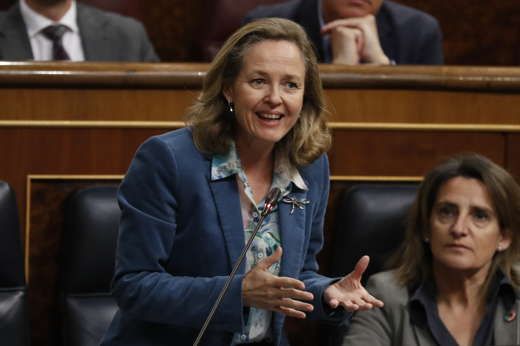 La vicepresidenta de Asuntos Económicos, Nadia Calviño / Gtres