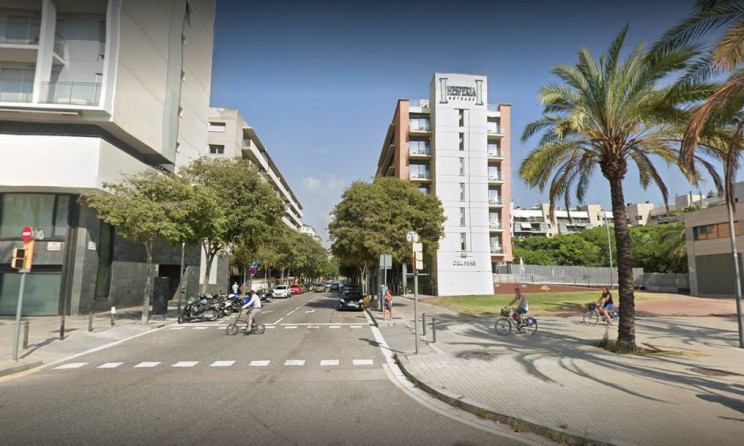 Hotel Hesperia Barcelona del Mar. / Google Maps.