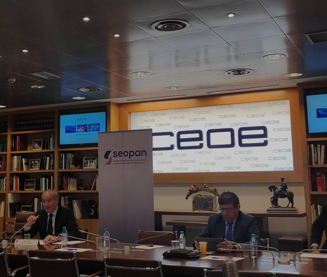 Presentación del informe de Seopan.