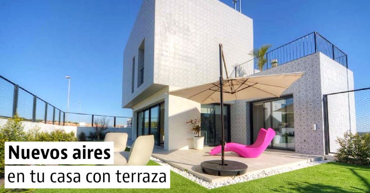 Casas nuevas en venta con terraza