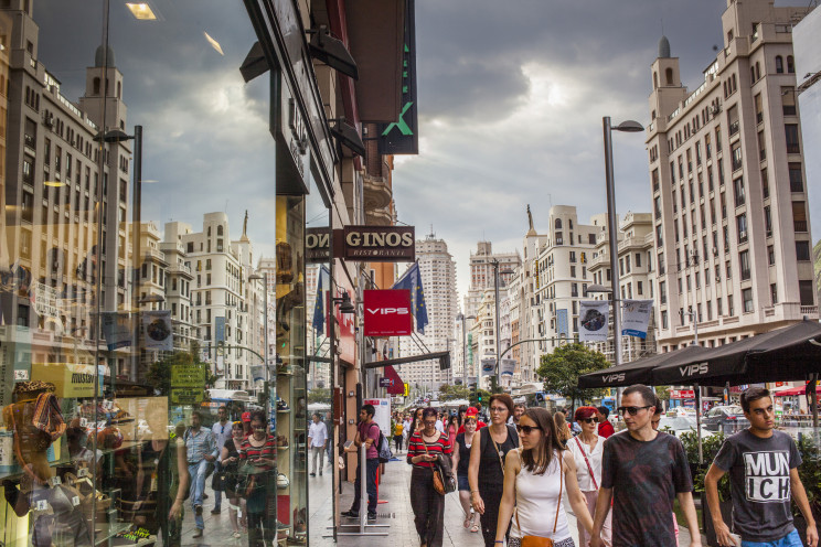 Imagen de la Gran Vía (Madrid). / Gtres