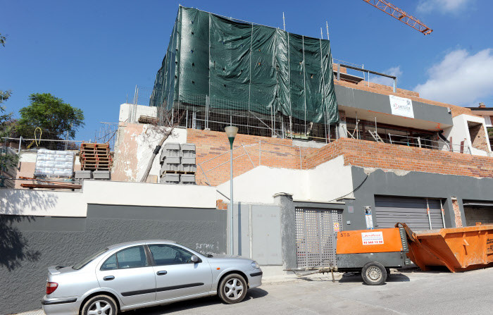Imagen de una casa en construcción. / Gtres
