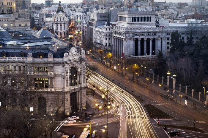 Panorámica del Banco de España en Madrid / Gtres