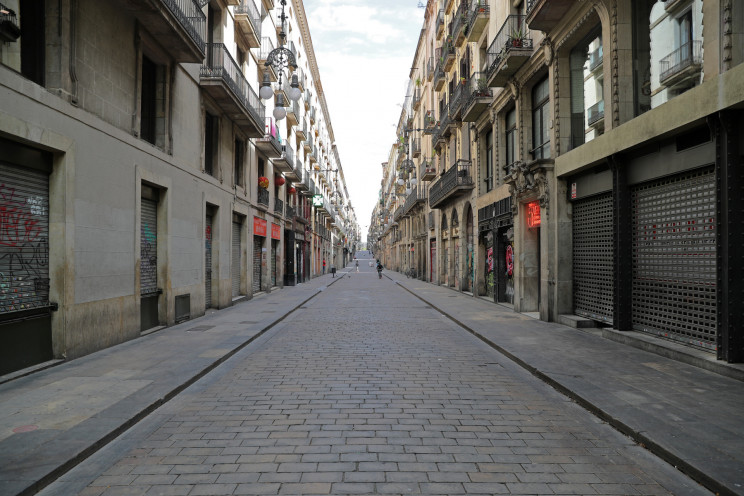 Una calle vacía de Barcelona / Gtres