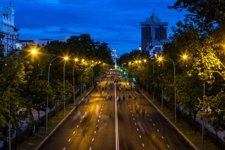 La Castellana, cerrada al tráfico los fines de semana por el covid-19 / Gtres