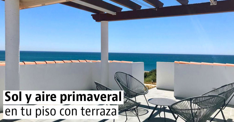 Casas con terraza en las ciudades españolas