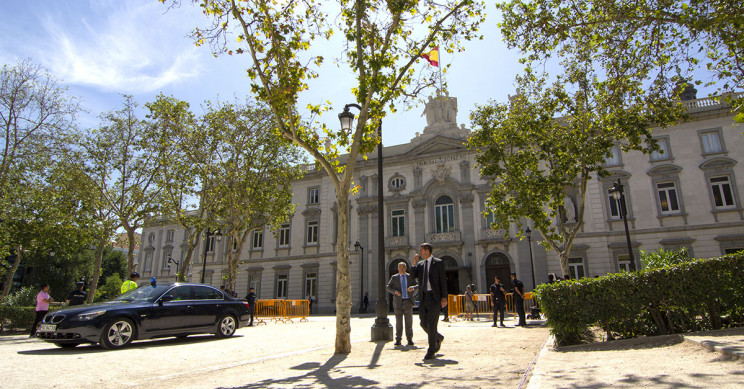 Fachada del Tribunal Supremo