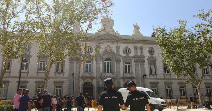 Fachada del Tribunal Supremo