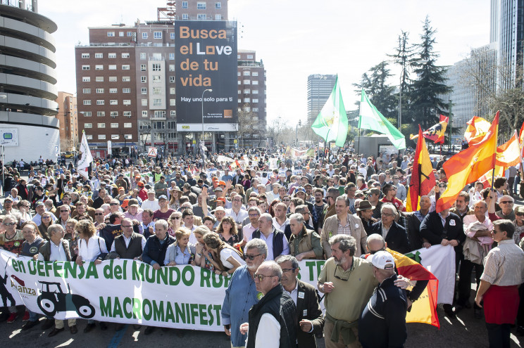 Última gran manifestación en favor de la España rural en marzo de 2019 en Madrid / Gtres