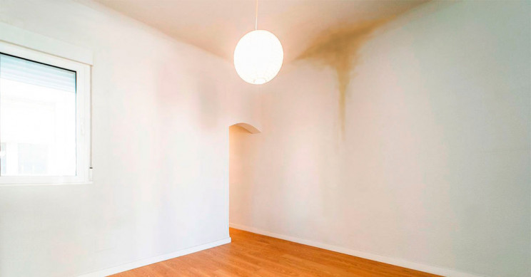 Gotera en una vivienda