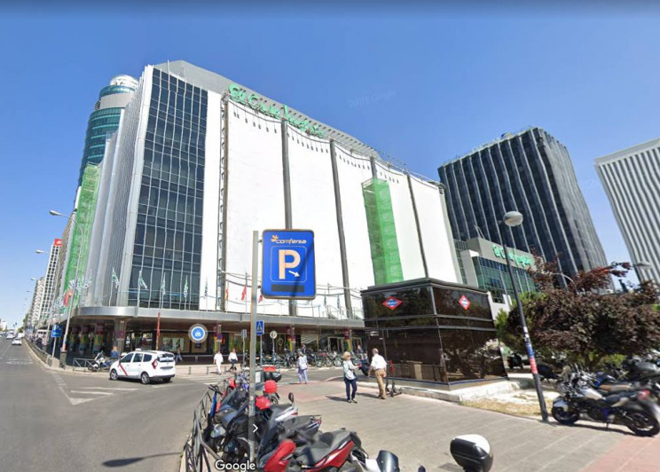 Imagen del centro comercial del Corte Inglés de Nuevos Ministerios (Madird) / Google Maps