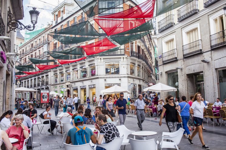 Calle Preciados de Madrid