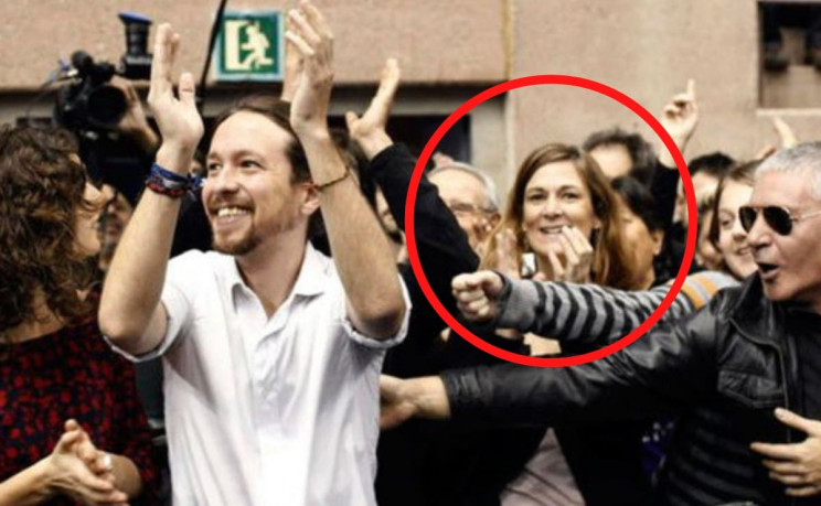 Gemma Galdón junto a Pablo Iglesias