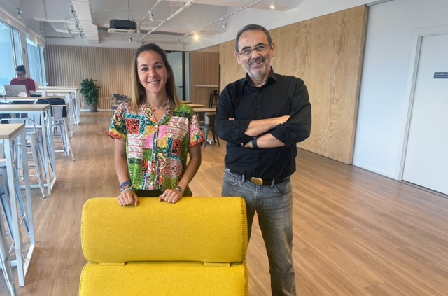 Amal Aoulad-Amar, fundadora de Kasiky, y Quino Fernández, CEO de AticcoLab