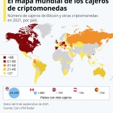 Imagen del día: España, el quinto país del mundo en cajeros de criptomonedas