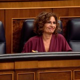 La vicepresidenta cuarta y ministra de Hacienda y Función Pública, María Jesús Montero.