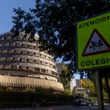 Archivo - Fachada de la sede del Tribunal Constitucional de España, a 26 de septiembre de 2025, en Madrid (España).