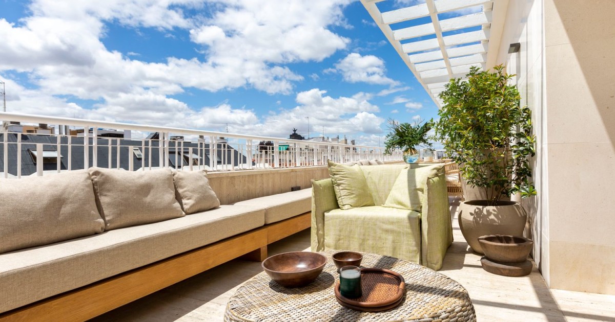 Property of the week: a luxury penthouse with city views in Madrid ...