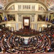 Archivo - Hemiciclo durante el acto institucional ‘Nuestra constitución más longeva’, en el Congreso de los Diputados, a 17 de febrero de 2026, en Madrid (España).