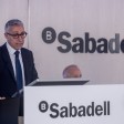 El consejero delegado de Banco Sabadell, Marc Armengol, durante la rueda de prensa posterior a la presentación de resultados del tercer trimestre de 2026. 