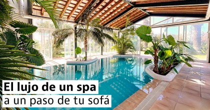 Casas con piscina climatizada