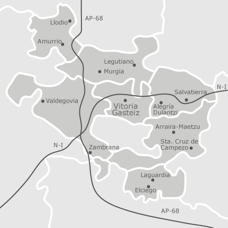 Mappa interattiva delle aree di interesse per selezionare la regione dove vuoi effettuare la ricerca