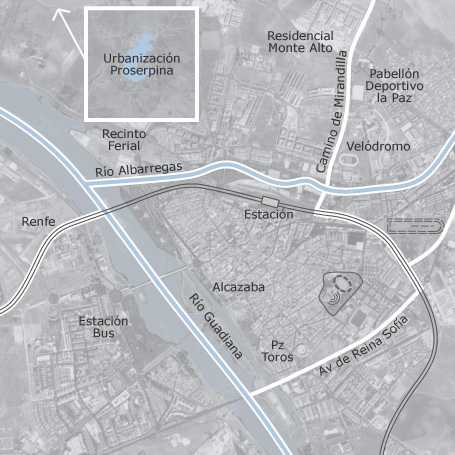 Mapa interactivo de zonas de interés para seleccionar la región donde quieres buscar