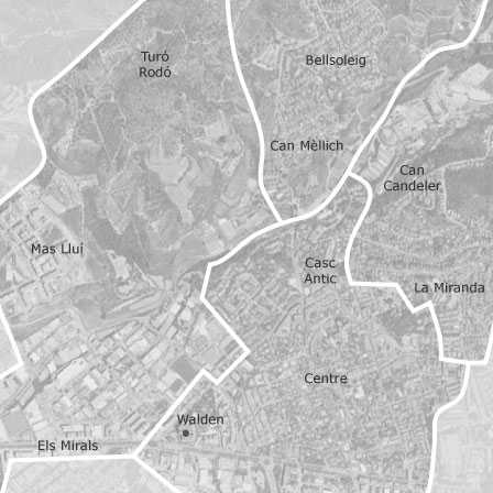 Mapa interactivo de zonas de interés para seleccionar la región donde quieres buscar