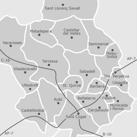 Mapa interactivo de zonas de interés para seleccionar la región donde quieres buscar