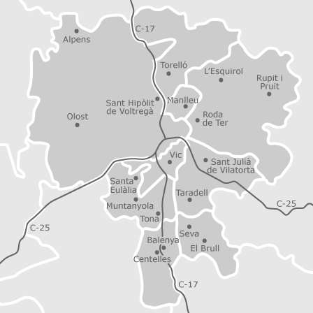 Mapa interactivo de zonas de interés para seleccionar la región donde quieres buscar