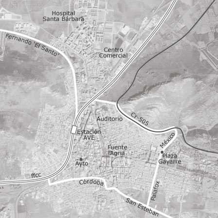 Mappa interattiva delle aree di interesse per selezionare la regione dove vuoi effettuare la ricerca