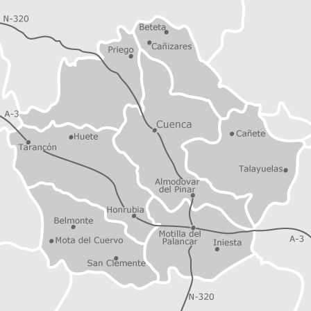Mappa interattiva delle aree di interesse per selezionare la regione dove vuoi effettuare la ricerca
