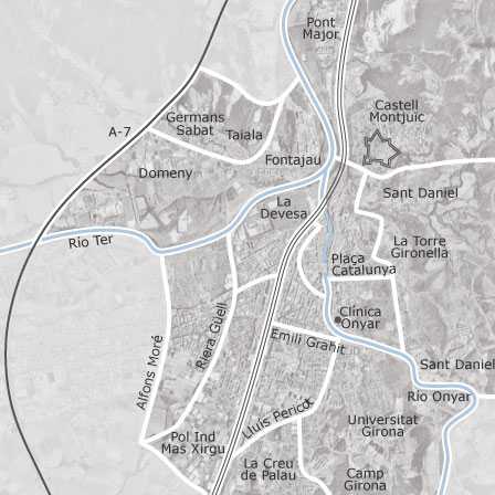 Mapa interactivo de zonas de interés para seleccionar la región donde quieres buscar