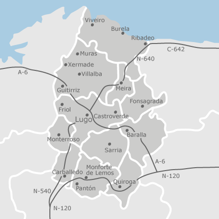 Mappa interattiva delle aree di interesse per selezionare la regione dove vuoi effettuare la ricerca