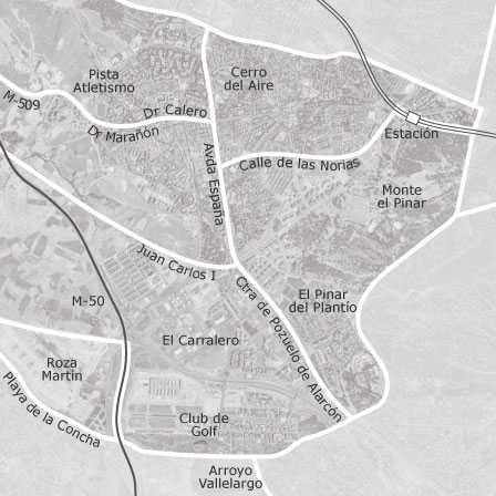 Mapa interactivo de zonas de interés para seleccionar la región donde quieres buscar