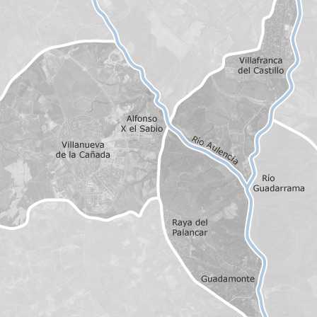 Mapa interactivo de zonas de interés para seleccionar la región donde quieres buscar