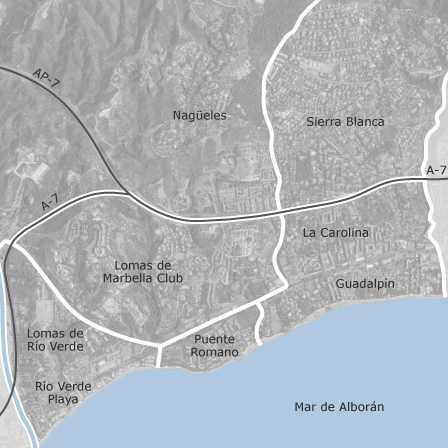 Mapa interactivo de zonas de interés para seleccionar la región donde quieres buscar