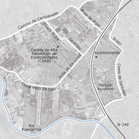 Mapa interactivo de zonas de interés para seleccionar la región donde quieres buscar