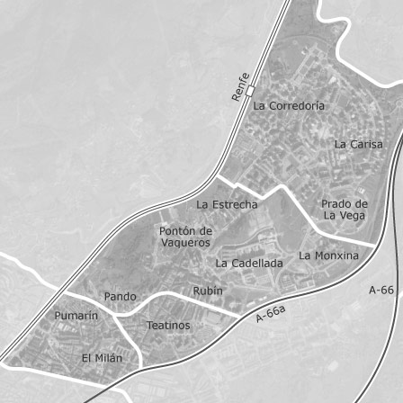 Mapa interactivo de zonas de interés para seleccionar la región donde quieres buscar