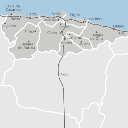 Mappa interattiva delle aree di interesse per selezionare la regione dove vuoi effettuare la ricerca