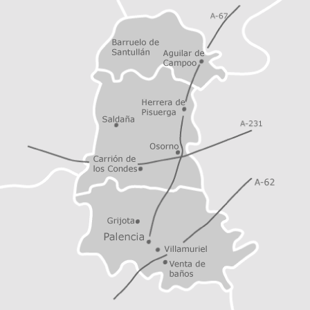 Mappa interattiva delle aree di interesse per selezionare la regione dove vuoi effettuare la ricerca