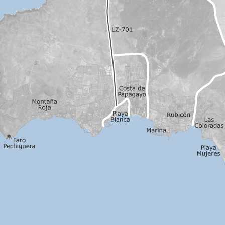 Carte interactive des zones d'intérêt pour sélectionner la région dans laquelle vous souhaitez effectuer une recherche