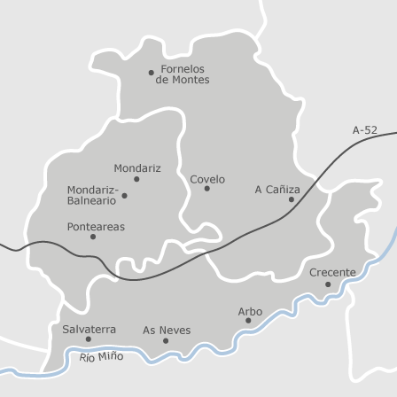 Interactive map of areas of interest to select the region you want to search in