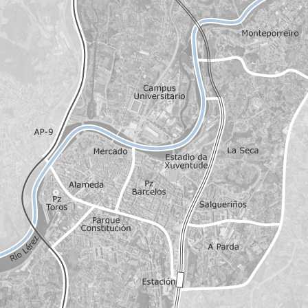 Interactive map of areas of interest to select the region you want to search in