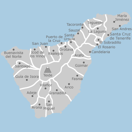 Mapa interactivo de zonas de interés para seleccionar la región donde quieres buscar
